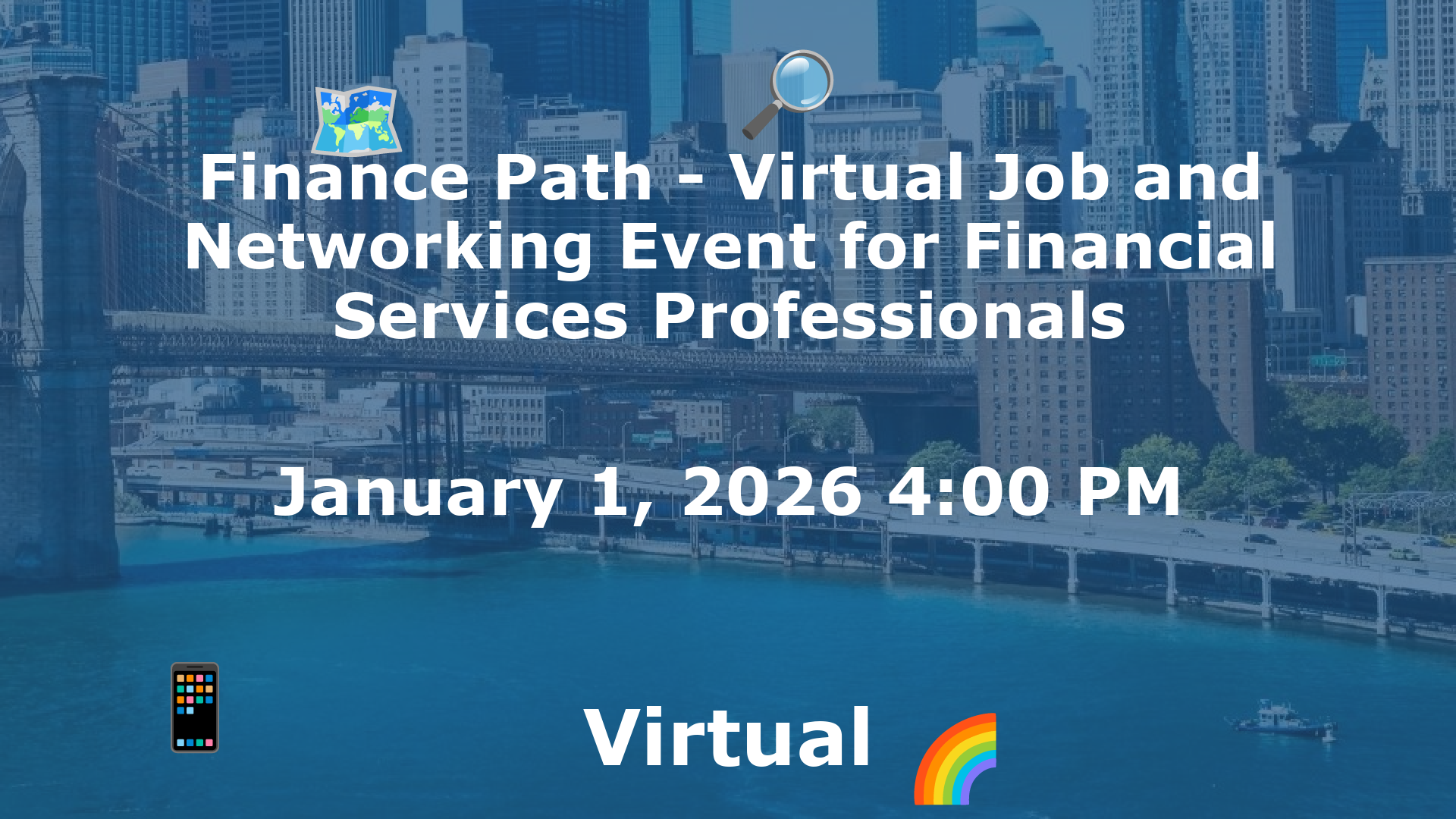 Finance Path - Virtual Job and Networking Event for Financial Services Professionals event image